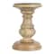 Wood Carved Pillar Candle Holder by Ashland®